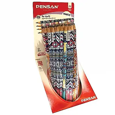 Pensan Kurşun Kalem Figürlü 12 Li - 1