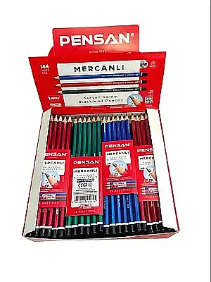 Pensan Kurşun Kalem Mercanlı 12 Li - 2