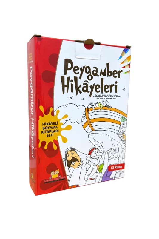 Peygamber Hikayeleri Boyama 13 Kitap Set - Uysal Yayıncılık