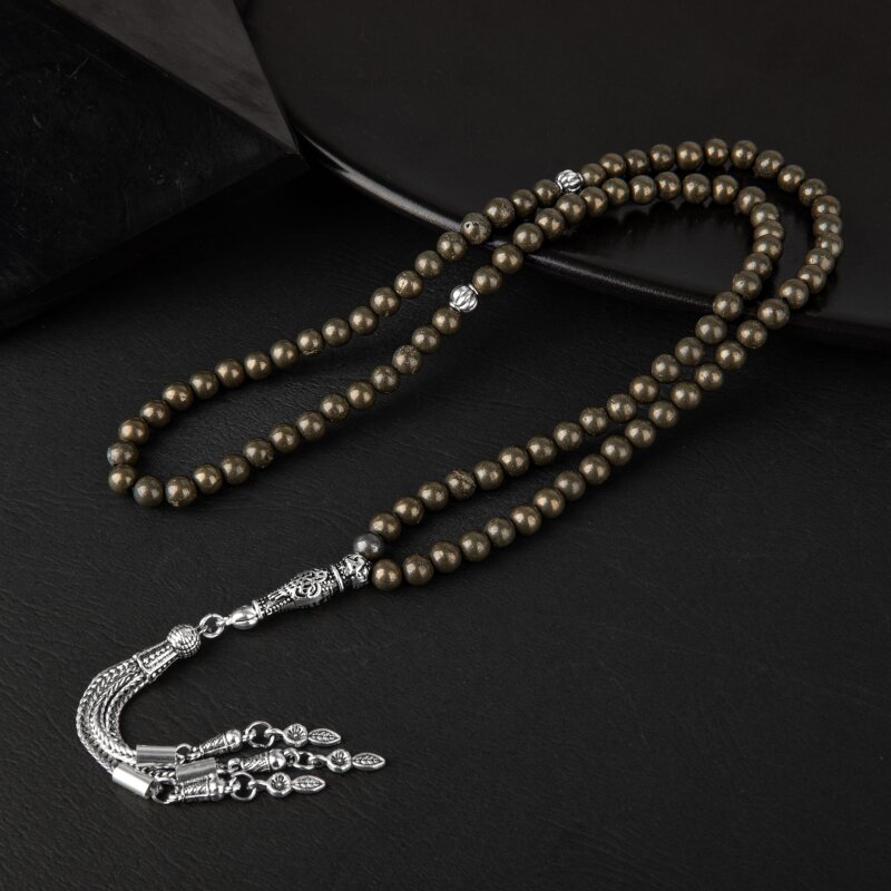 Pirit Doğal Taş Tesbih 99luk - 6mm - 1