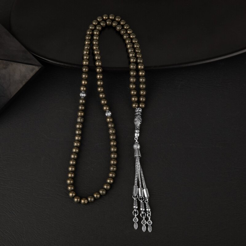 Pirit Doğal Taş Tesbih 99luk - 6mm - 3