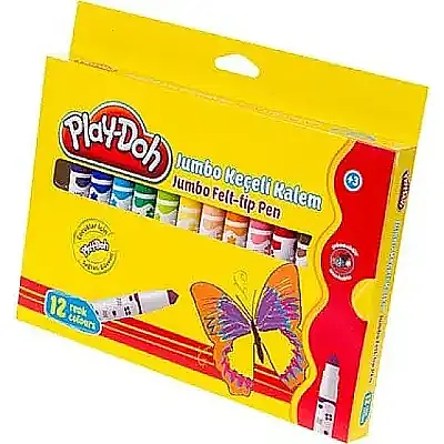 Play-Doh Keçeli Kalem Jumbo 6 mm 12 Li - 1