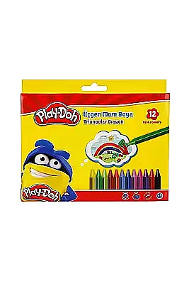 Play-Doh Mum Boya Crayon Üçgen 12 Li - 2