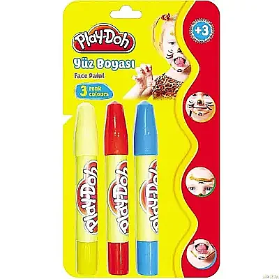 Play-Doh Yüz Boyası 3 Renk - Amos