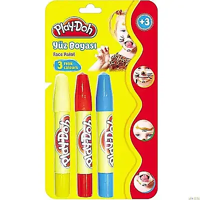 Play-Doh Yüz Boyası 3 Renk - 1