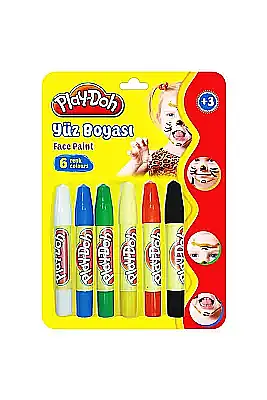 Play-Doh Yüz Boyası 6 Renk - 1