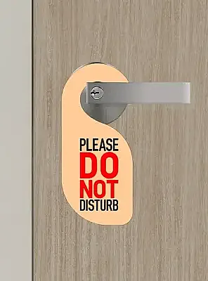 Please Do Not Disturb, Lütfen Rahatsız Etmeyin Kapı Askısı Kapı Uyarı Levhası - 2