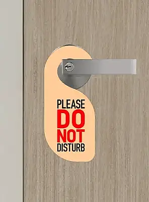 Please Do Not Disturb, Lütfen Rahatsız Etmeyin Kapı Askısı Kapı Uyarı Levhası - 7