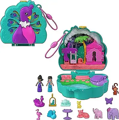 Polly Pocket Bebekler Ve Oyun Seti Tavuskuşu Bahçesi - 1