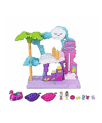 Polly Pocket Flamingo Araba Su Eğlencesi - Polly Pocket