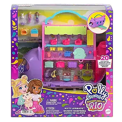 Polly Pocket Minik Kedi Hava Yolları Oyun Seti - 3