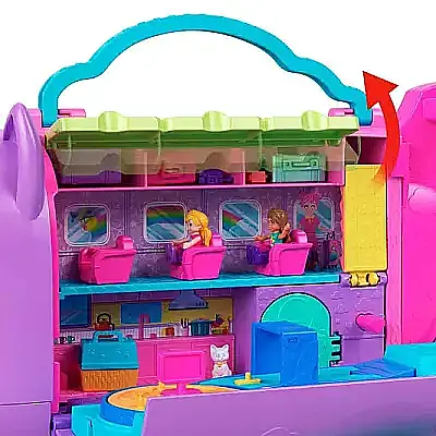 Polly Pocket Minik Kedi Hava Yolları Oyun Seti - 10