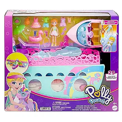 Polly Pocket Unicorn Dream Cruıse Oyun Seti - Polly Pocket