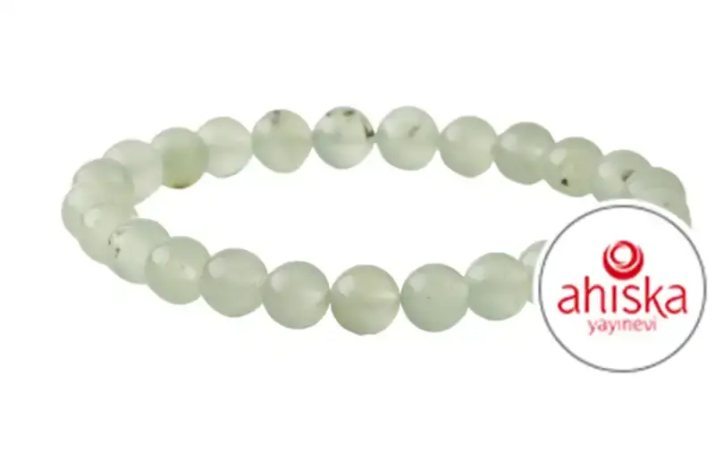 Prehnit 8mm Doğal Taş Bileklik - 2