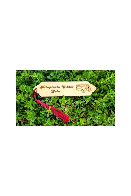 Püsküllü Kitap Ayraç - Kitaplarla Çıktık Yola - Bemenda