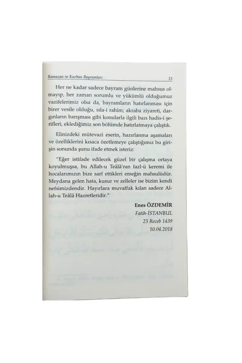Ramazan Ve Kurban - 2