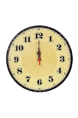 Retro Büyük Rakamlı Duvar Saati 30x30 cm - 2