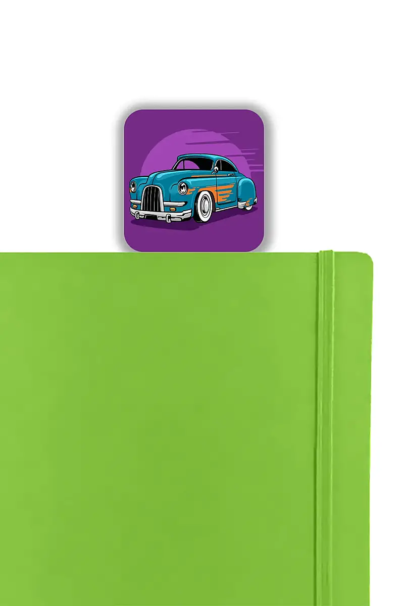 Retro Mavi Klasik Kitap Ayracı - 2