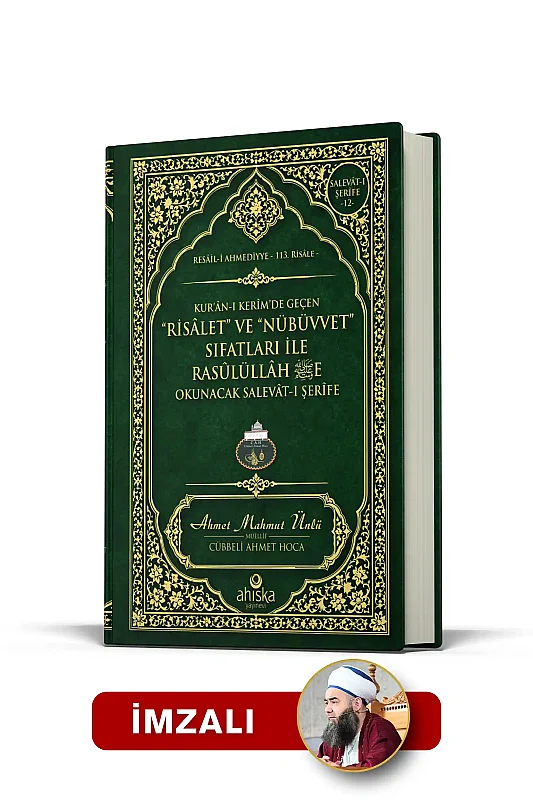 Risalet ve Nübüvvet Sıfatları ile Rasulullaha Okunacak Salavatı Şerife İMZALI - Ahıska Yayınevi