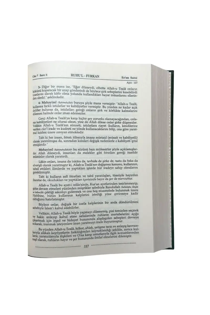Ruhul Furkan Tefirsi 11. Cilt Orta Boy - Ciltli - 4