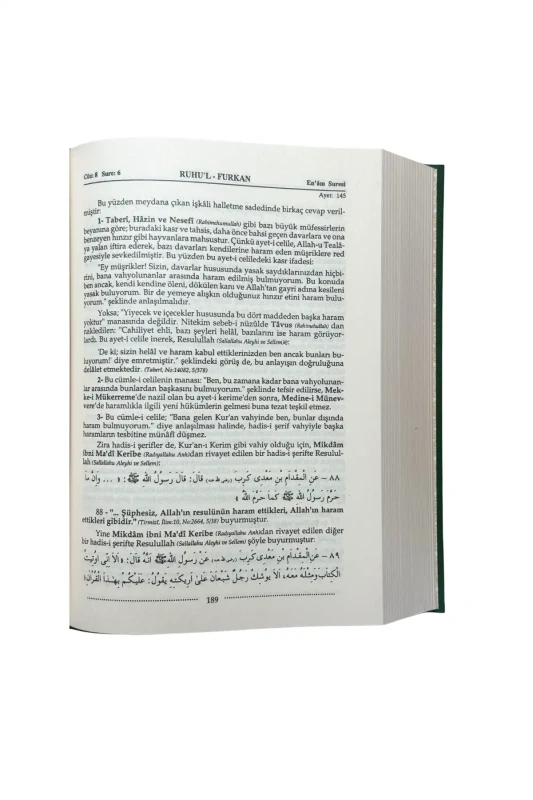 Ruhul Furkan Tefirsi 12. Cilt Orta Boy - Ciltli - 2