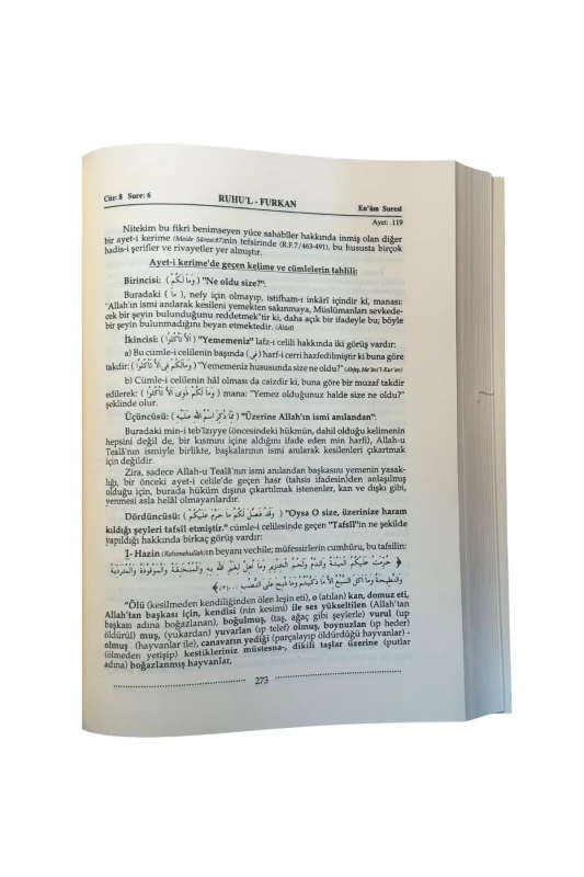 Ruhul Furkan Tefsiri 11. Cilt - Deri - 4