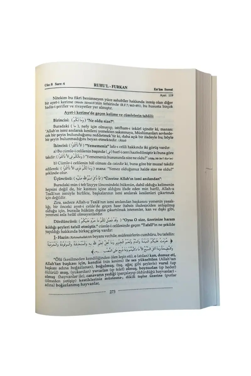 Ruhul Furkan Tefsiri 11. Cilt - Deri - 4