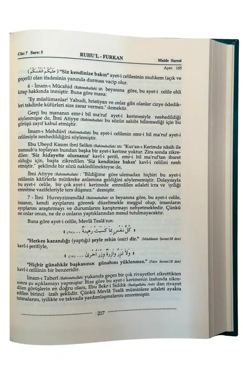 Ruhul Furkan Tefsiri 11. Cilt - 3