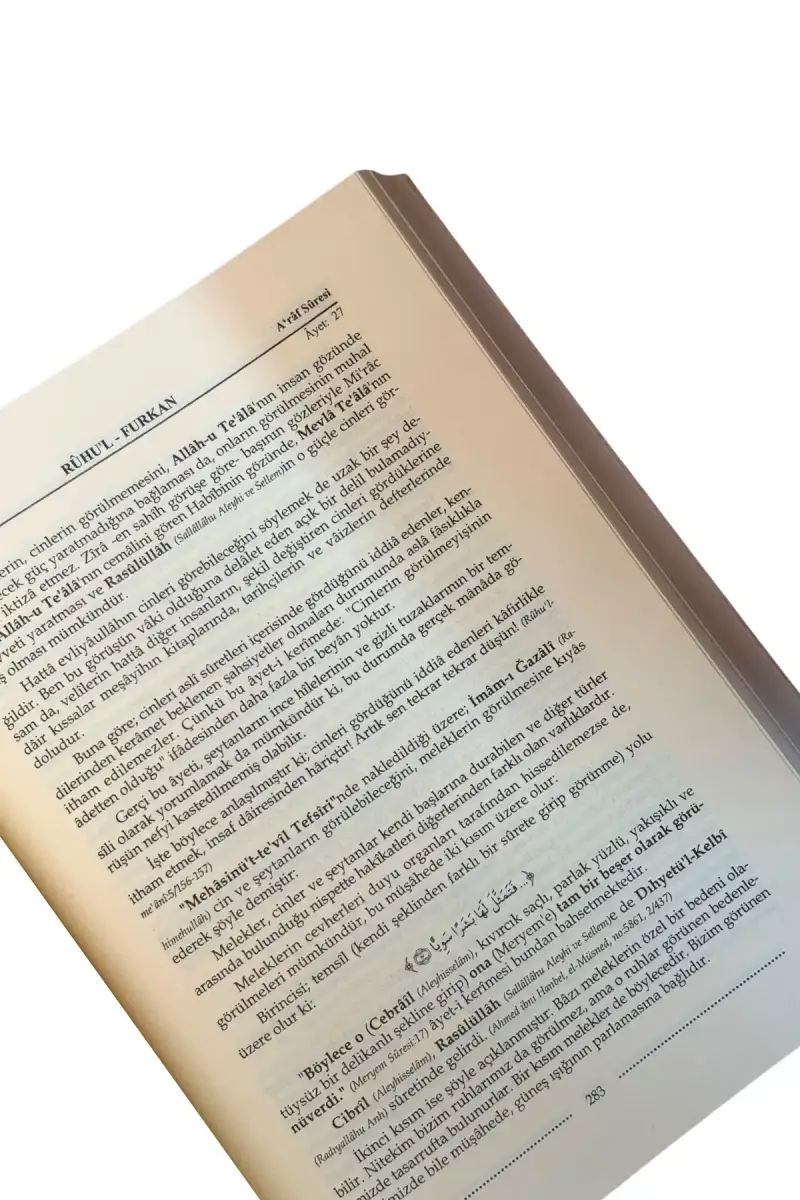 Ruhul Furkan Tefsiri 13. Cilt - Deri - 4