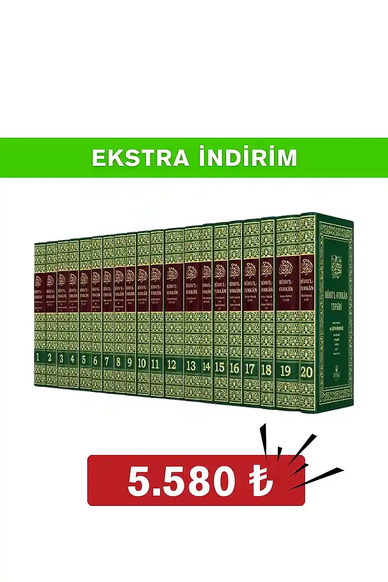 Ruhul Furkan Tefsiri 20 Cilt Takım Orta Boy - Ciltli - 1