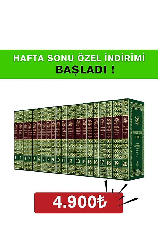 Ruhul Furkan Tefsiri 20 Cilt Takım Orta Boy - Ciltli - Ahıska Yayınevi