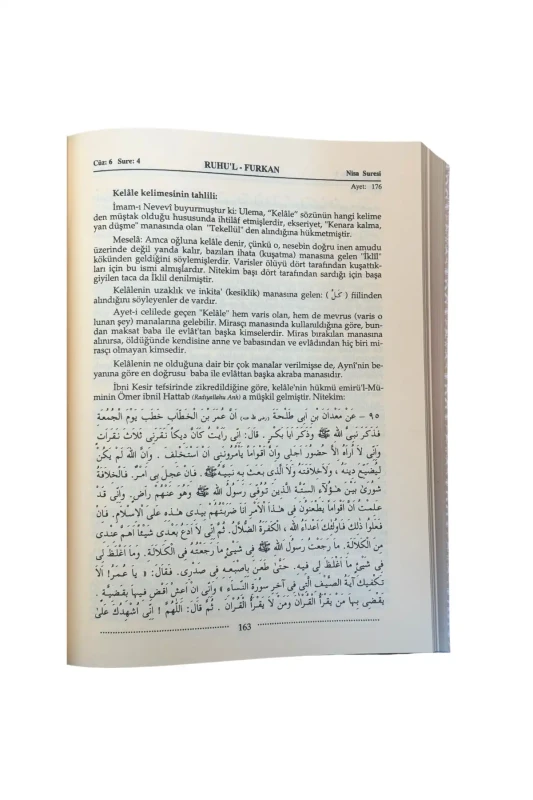 Ruhul Furkan Tefsiri 6. Cilt - Deri - 4