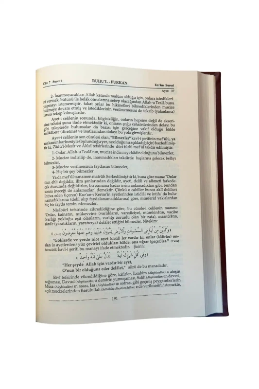 Ruhul Furkan Tefsiri 9. Cilt - Deri - 4