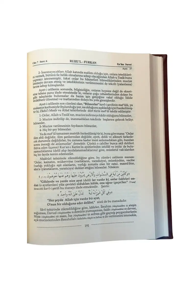 Ruhul Furkan Tefsiri 9. Cilt - Deri - 4