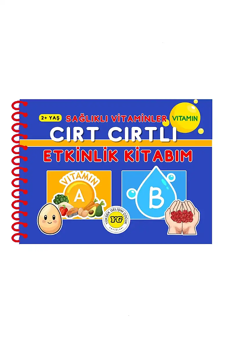 Sağlıklı Vitaminler Cırt Cırtlı Etkinlik Kitabım - 1