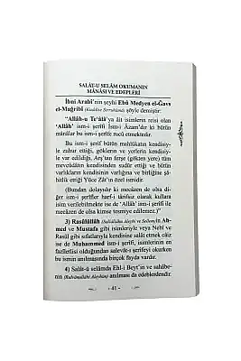 Salatı Tefriciyye Ve Salatı Münciye Tüncina - 1