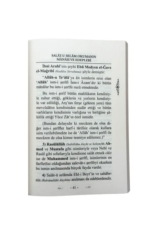 Salatı Tefriciyye Ve Salatı Münciye Tüncina - 2