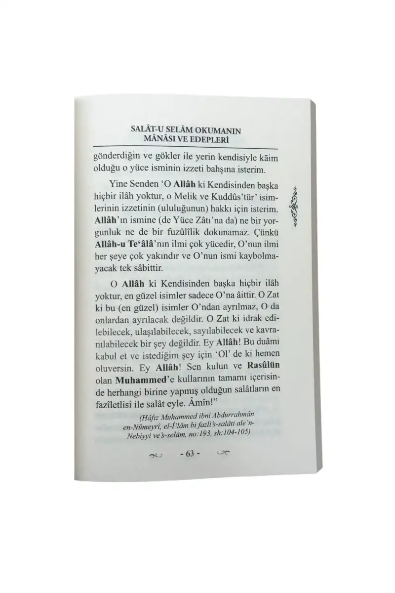 Salatı Tefriciyye Ve Salatı Münciye Tüncina - 3