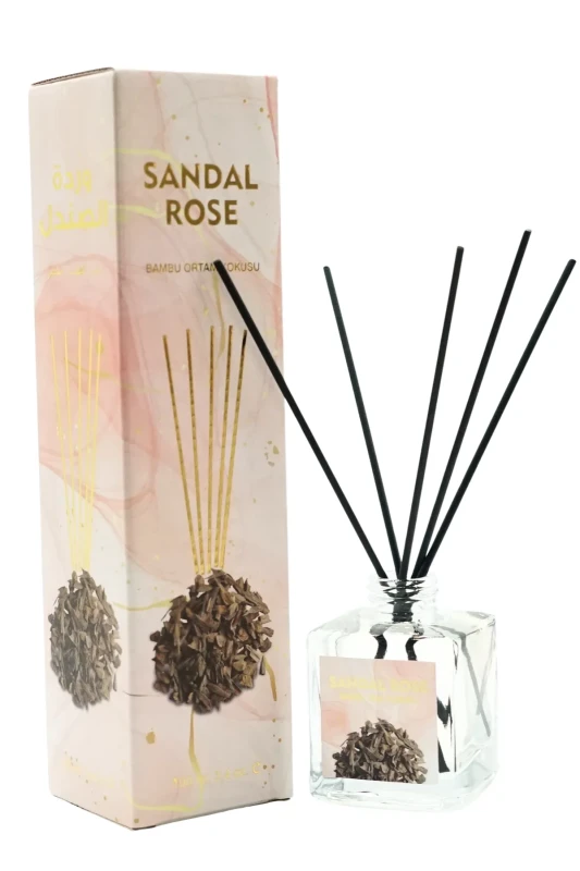 Sandal Rose Bambu Çubuklu Ortam Kokusu 100 Ml - Akfeda Basım Yayın