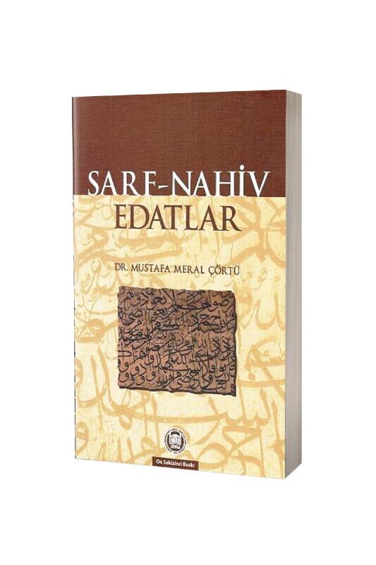 Sarf Nahiv Edatlar - M.Ü İlahiyat Fakültesi Vakfı Yayınları