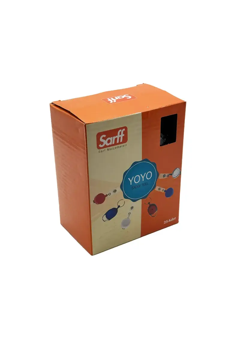 Sarff Anahtarlık Yoyo Şeffaf Mavi - 25Adet - 1