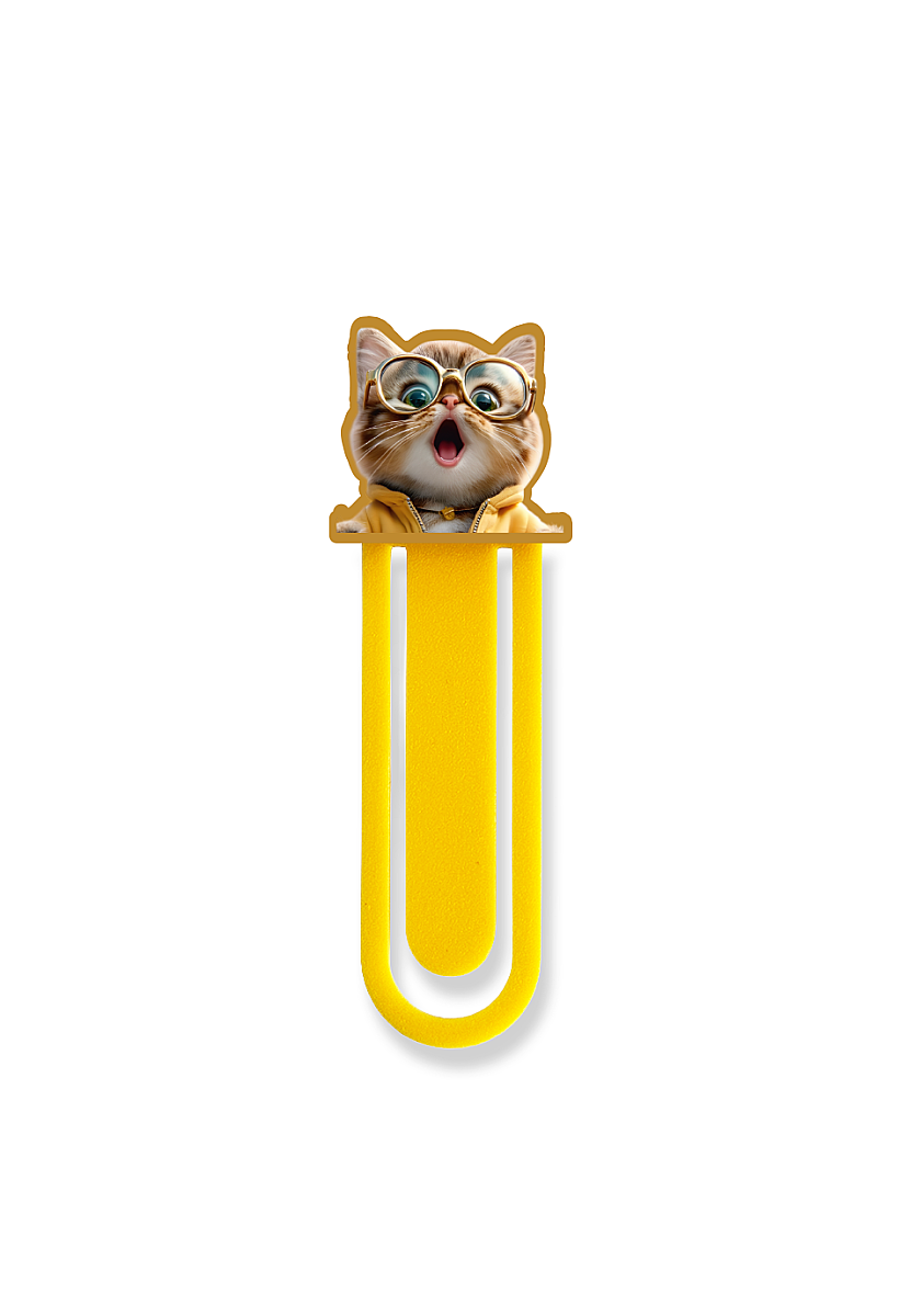 Şaşkın Kedi Kitap Ayracı - 3