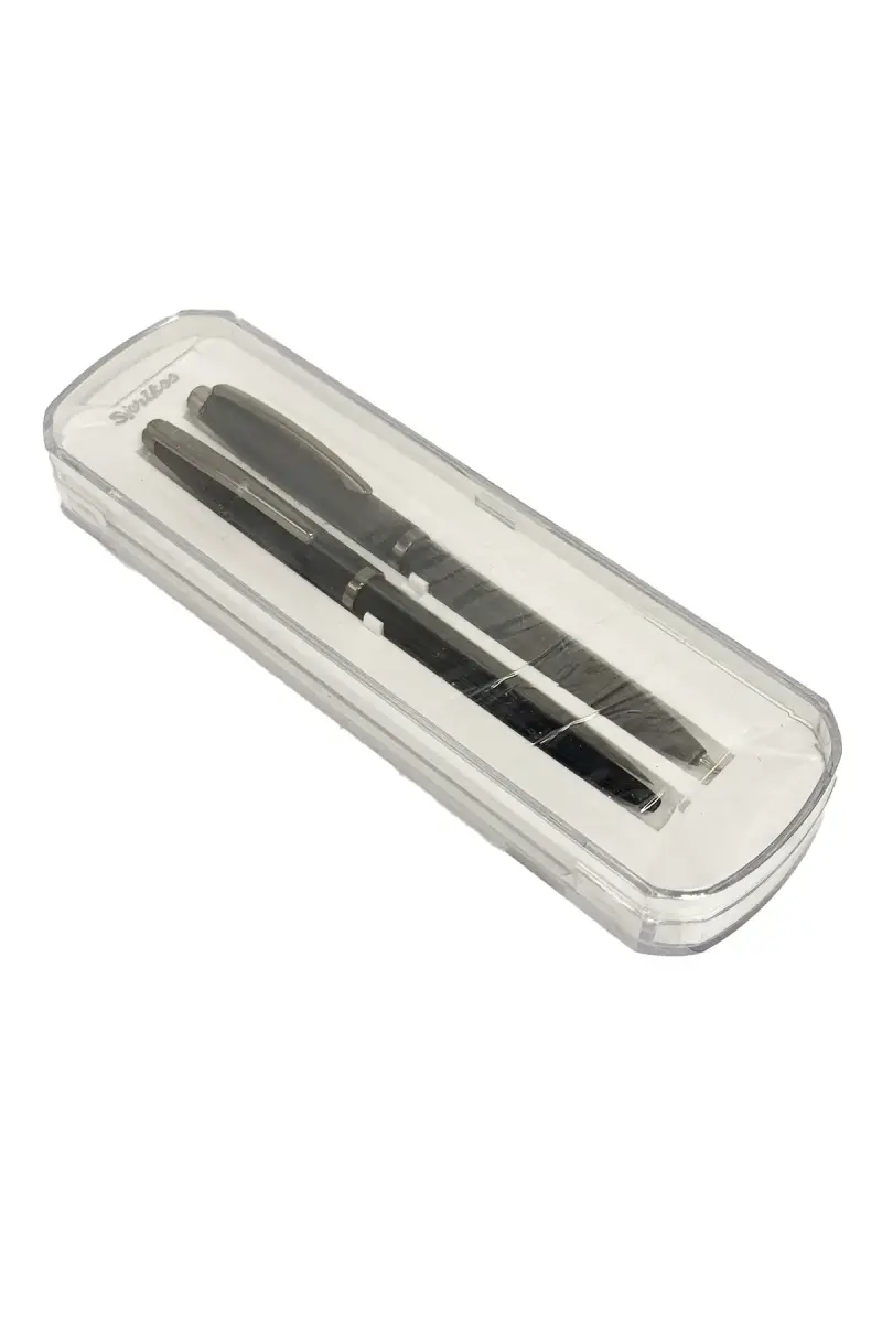 Scrikss 108 Prestige Tükenmez - Mekanik Kurşun Kalem Takım Mat Siyah - 1