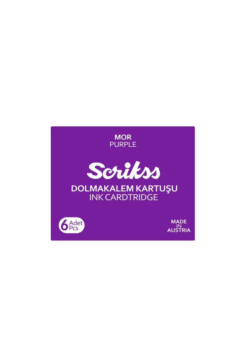 Scrikss Dolma Kalem Kartuşu Mor - 1