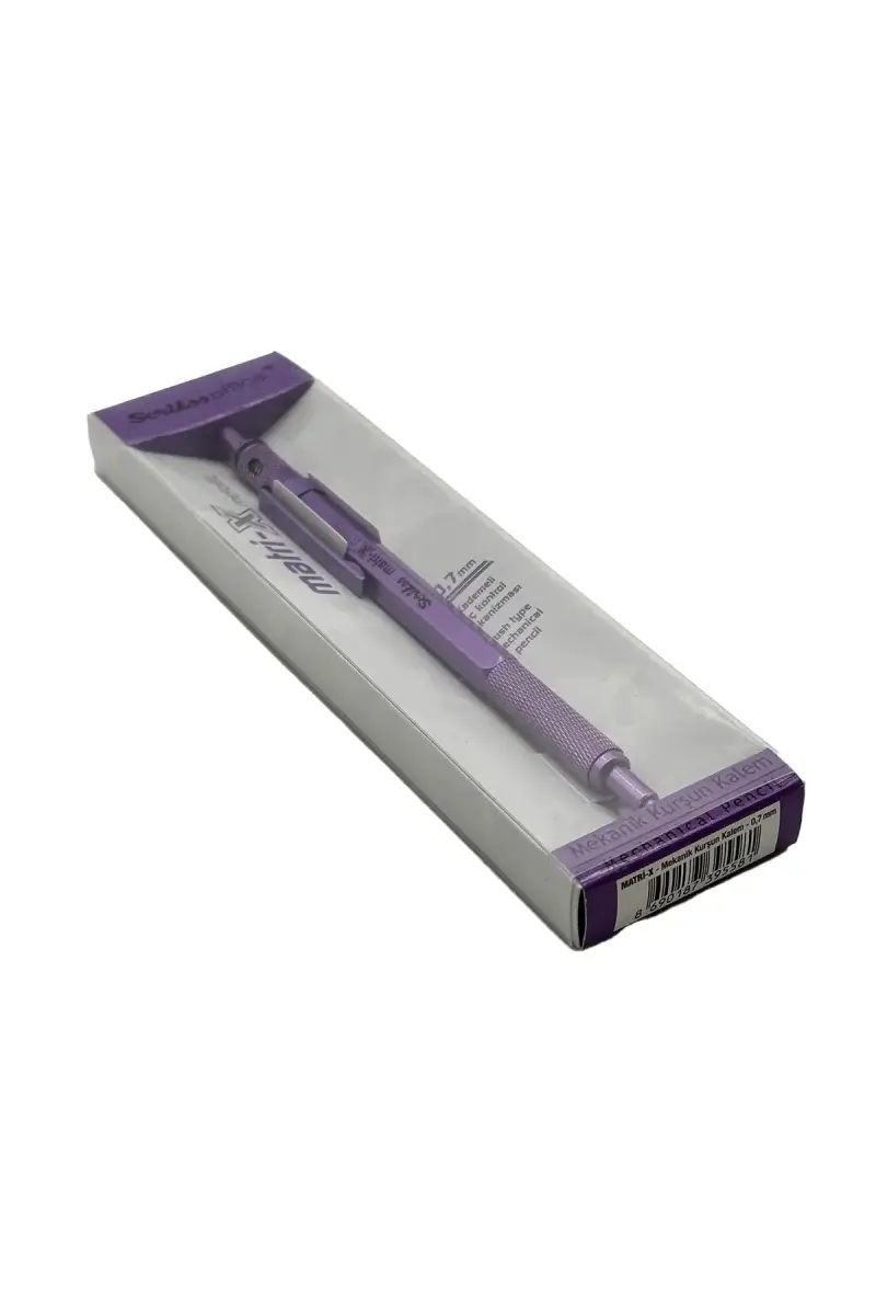 Scrikss Matri-X Mekanik Kurşun Kalem 0.7 mm Metalik Lila - 1