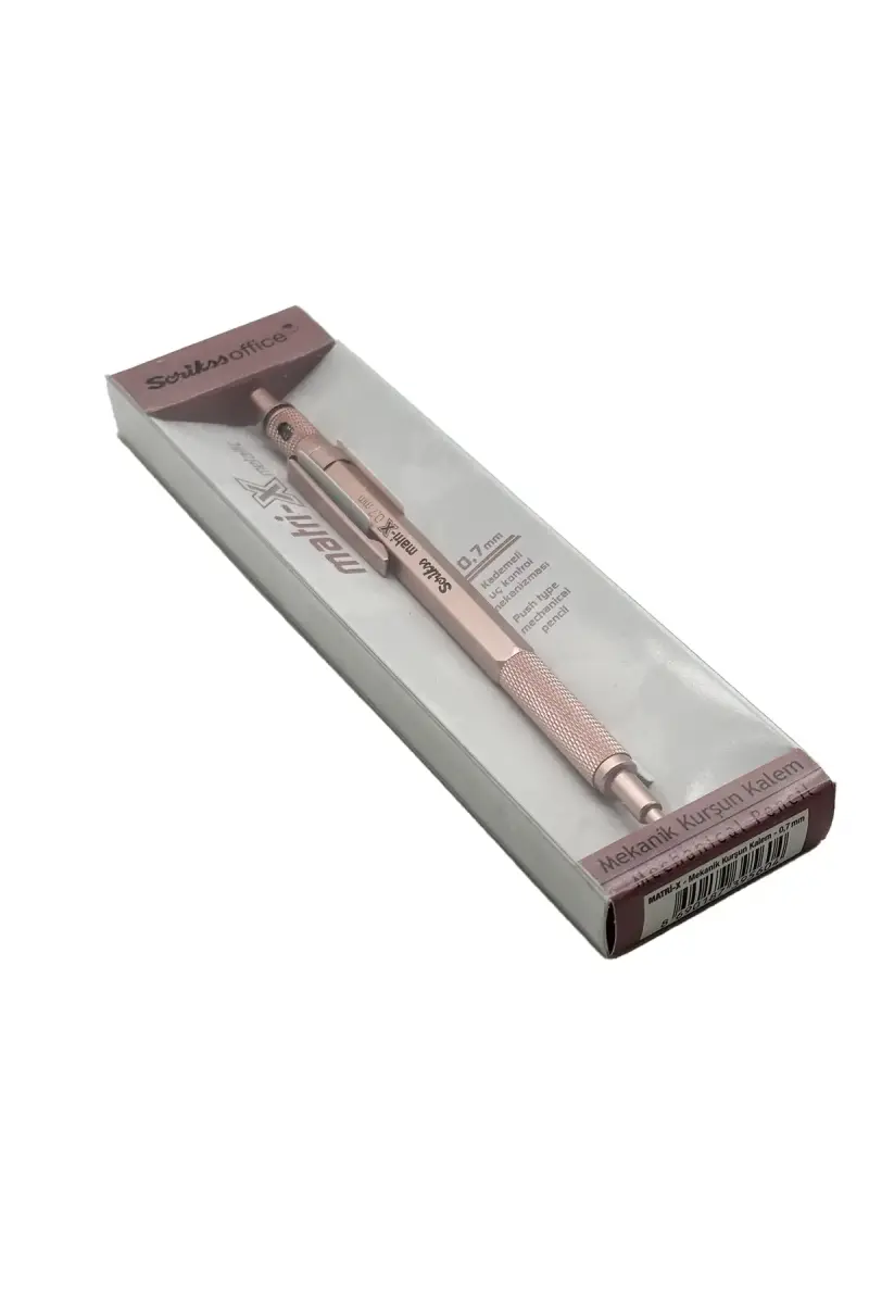 Scrikss Matri-X Mekanik Kurşun Kalem 0.7 mm Metalik Rose - 1