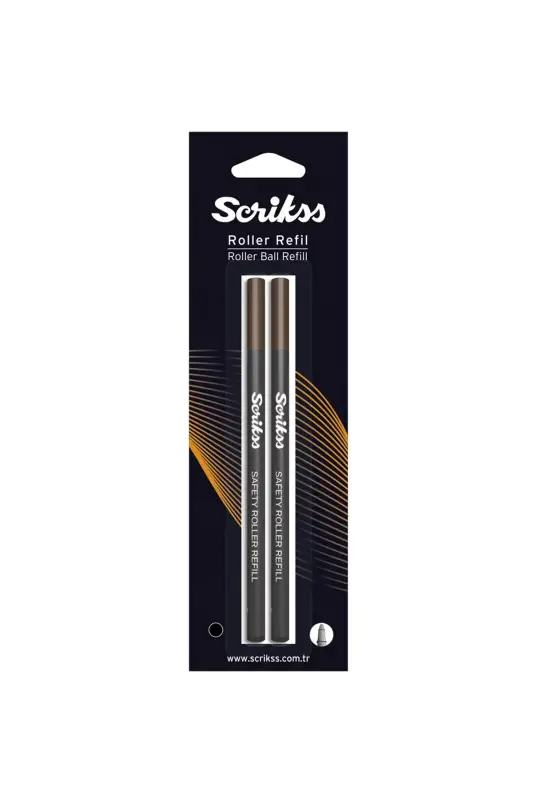 Scrikss Roller Refil Siyah 0.7 mm 2 Li - Scrikss