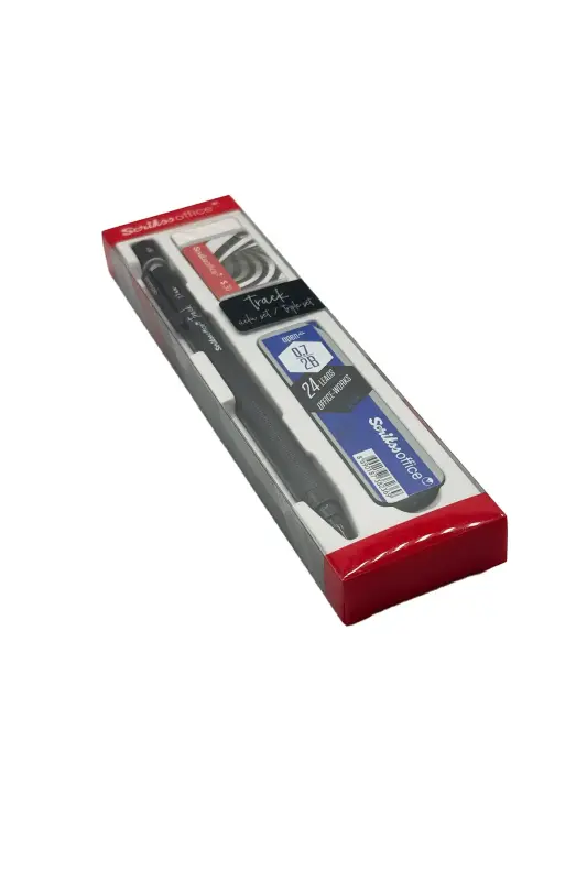 Scrikss Track 3lü Set Mekanik Kurşun Kalem 0.7 mm Gri - Scrikss