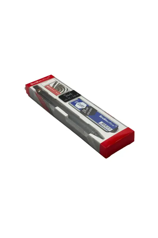 Scrikss Track 3lü Set Mekanik Kurşun Kalem 0.7 mm Turuncu - Scrikss