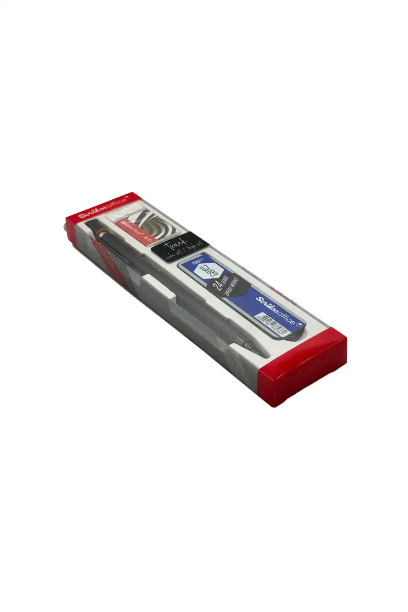 Scrikss Track 3lü Set Mekanik Kurşun Kalem 0.7 mm Turuncu - 1